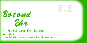 botond ehr business card